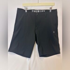 Hurley Men's Quick Dry Hybrid Walk Shorts Size 36 Black New
